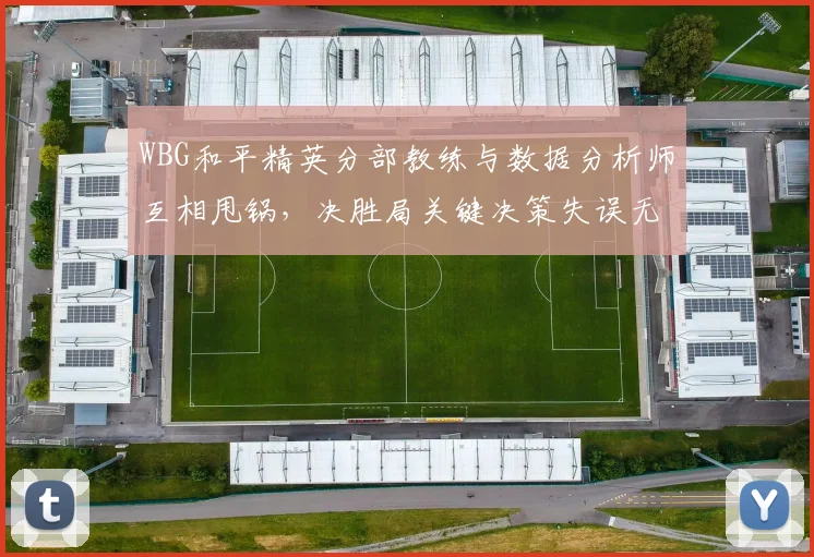 WBG和平精英分部教练与数据分析师互相甩锅,决胜局关键决策失误无人认领__br_
